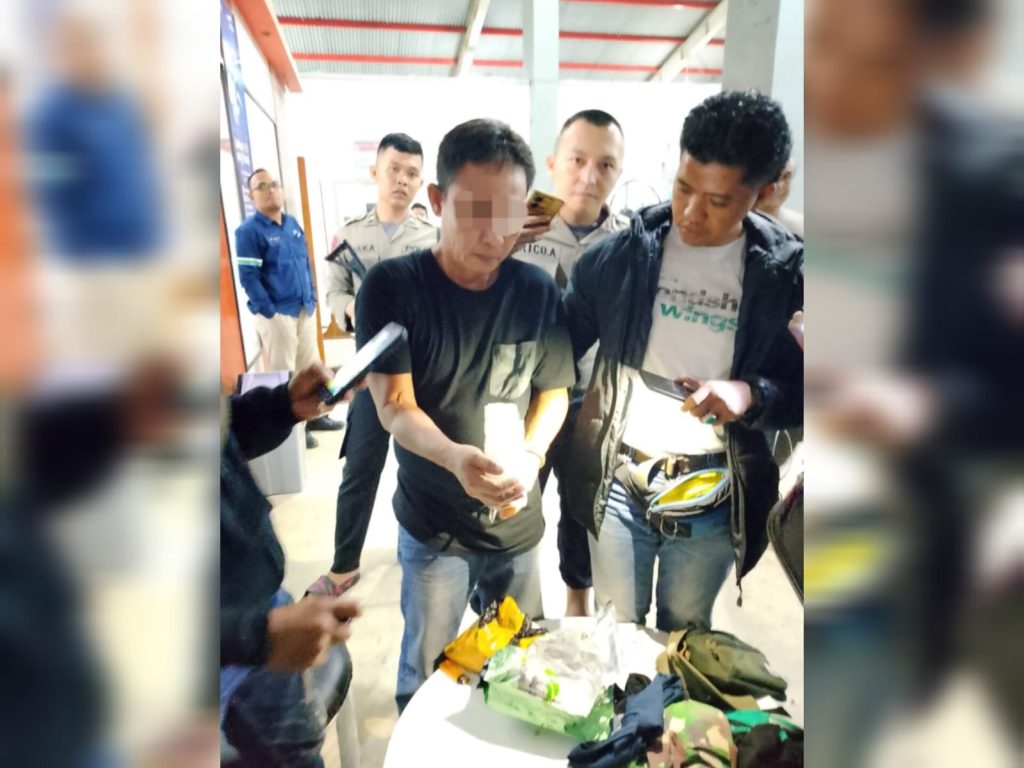 Bawa 1 Kilogram Sabu, Kurir Asal Palembang Diringkus Tim Gabungan Dit Polairud Polda Babel Di Pelabuhan Tanjung Kalian Mentok