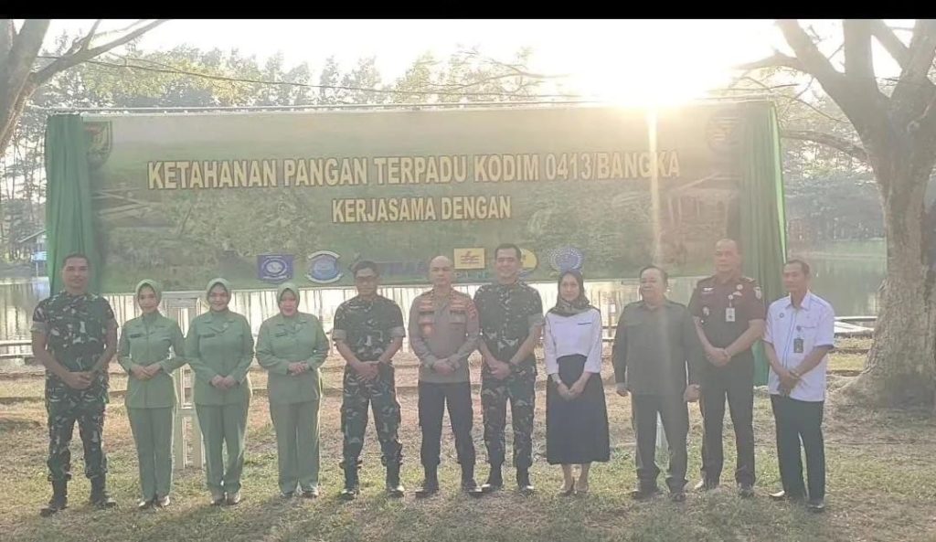 Pangdam II/Swj Resmikan Program Hanpangan terpadu Kodim Bangka